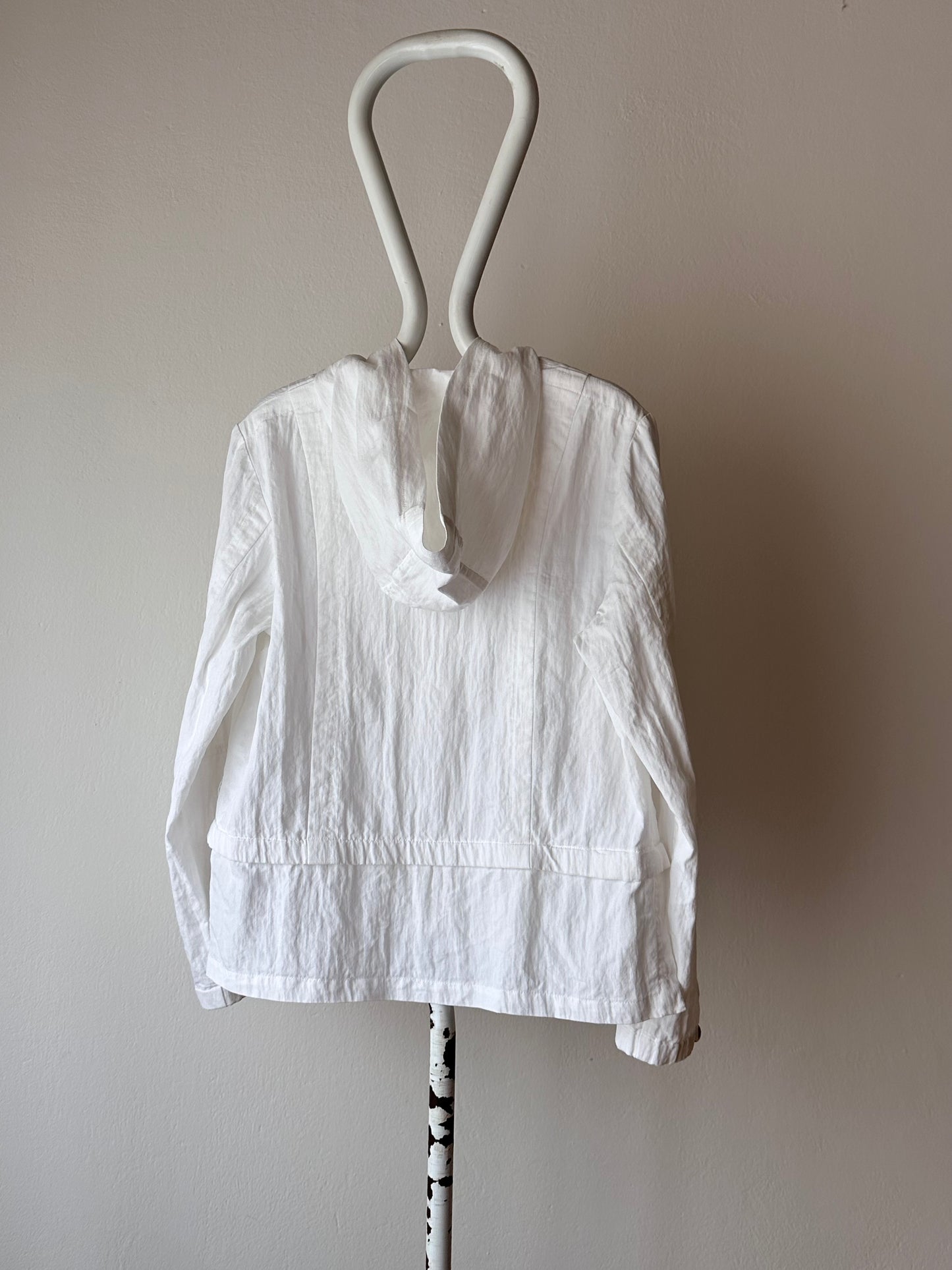 carlo colucci linen nylon jacket