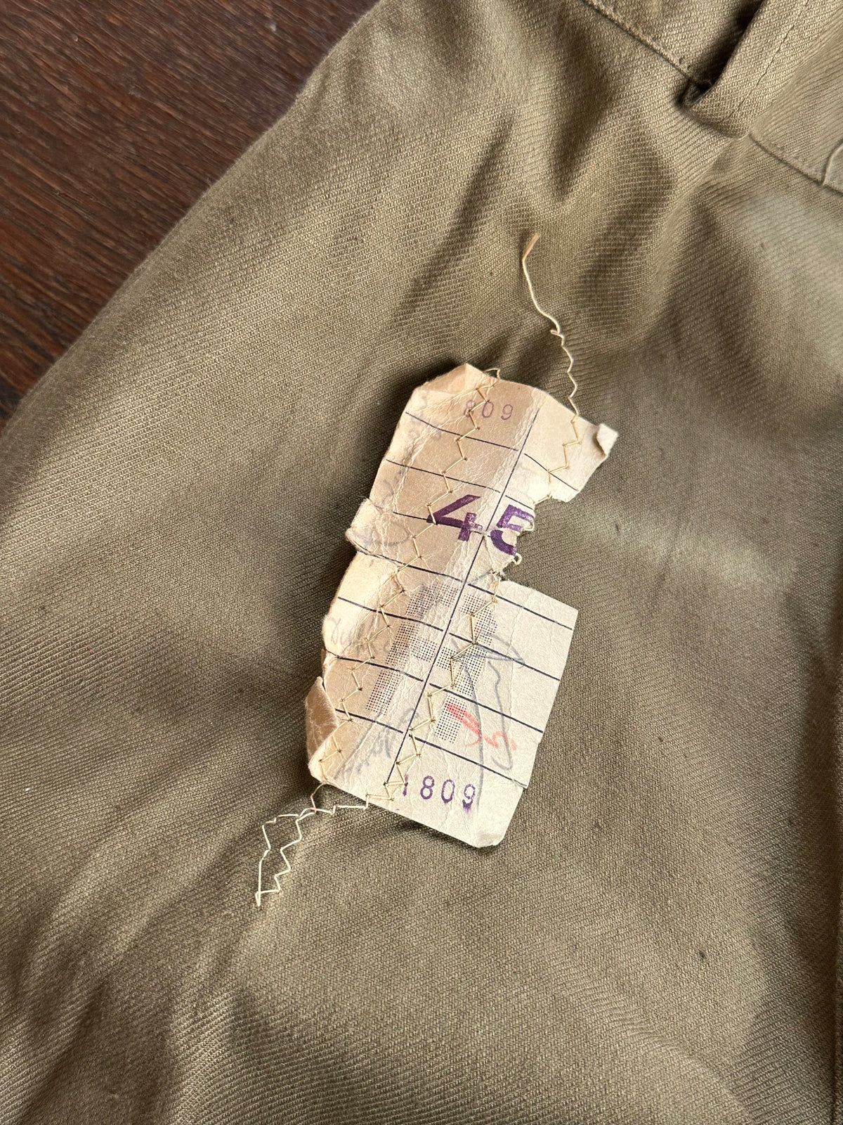 Deadstock French Army M-47 trousers フレンチミリタリー 軍物 1950s 50年代 前期タイプ Toto Praha Vintage clothing shop Antique shop 古着屋 プラハ Showroom appointment Prague ユーロ古着 ヨーロッパ古着 古着卸 ヴィンテージ