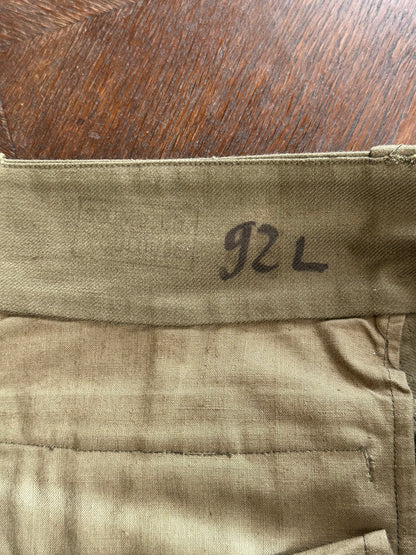 Deadstock French Army M-47 trousers フレンチミリタリー 軍物 1950s 50年代 前期タイプ Toto Praha Vintage clothing shop Antique shop 古着屋 プラハ Showroom appointment Prague ユーロ古着 ヨーロッパ古着 古着卸 ヴィンテージ