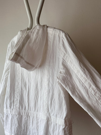 carlo colucci linen nylon jacket