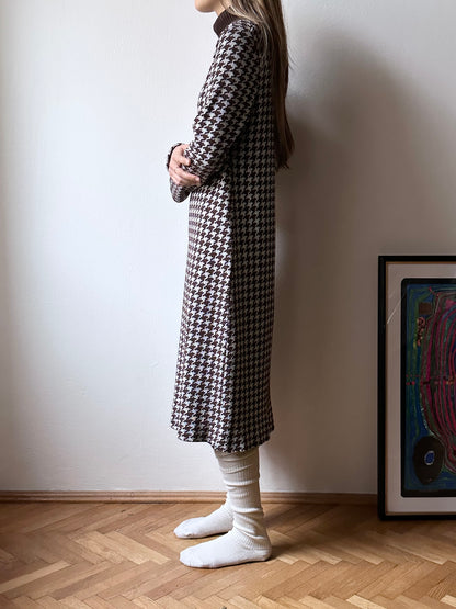 80s Swedish knit dress