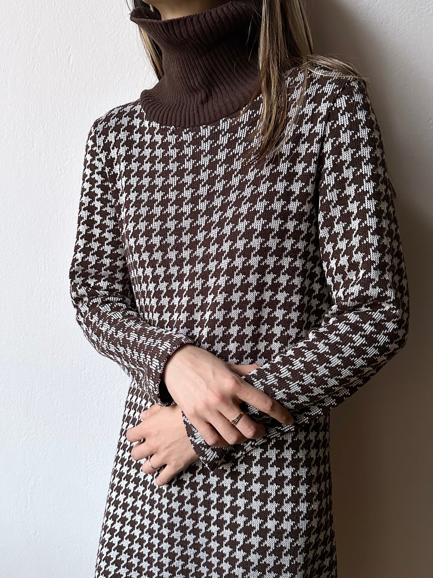 80s Swedish knit dress