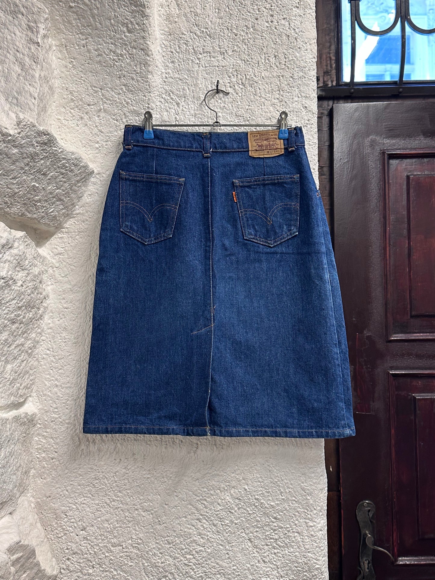 1990s Levi's Denim skirt -w28