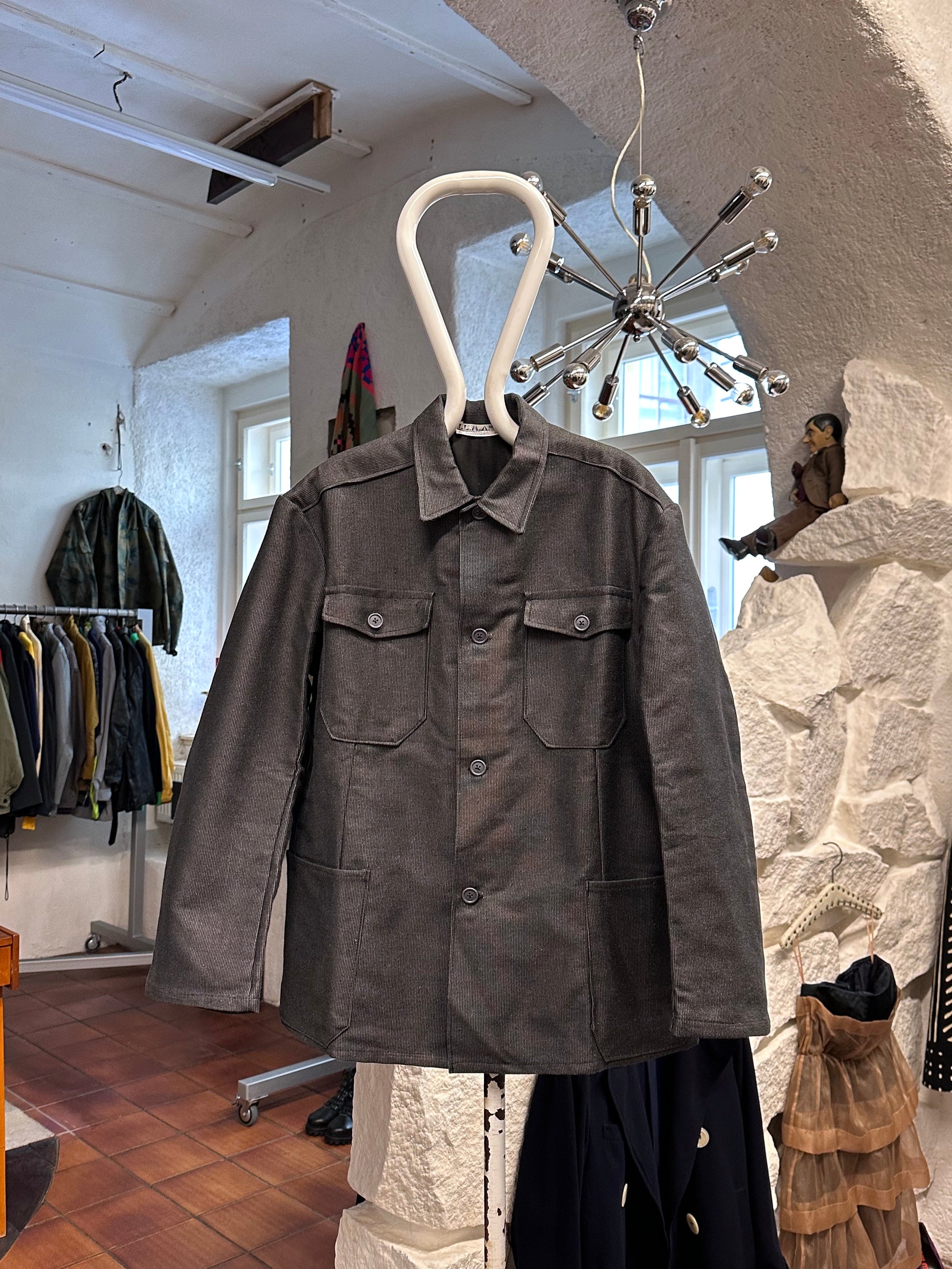 1960's 60年代 Work Jacket Cotton pique Dead stock Toto Vintage clothing store Antique shop Vintage clothing shop Praha Prague コットン ピケ 古着屋 アンティークショップ プラハ ユーロワーク ユーロ古着 ヨーロッパ古着 古着卸