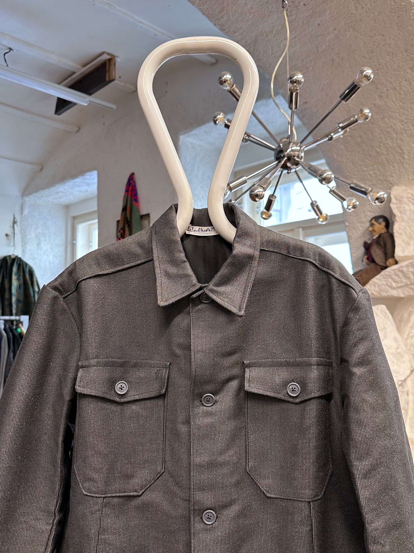 1960's 60年代 Work Jacket Cotton pique Dead stock Toto Vintage clothing store Antique shop Vintage clothing shop Praha Prague コットン ピケ 古着屋 アンティークショップ プラハ ユーロワーク ユーロ古着 ヨーロッパ古着 古着卸