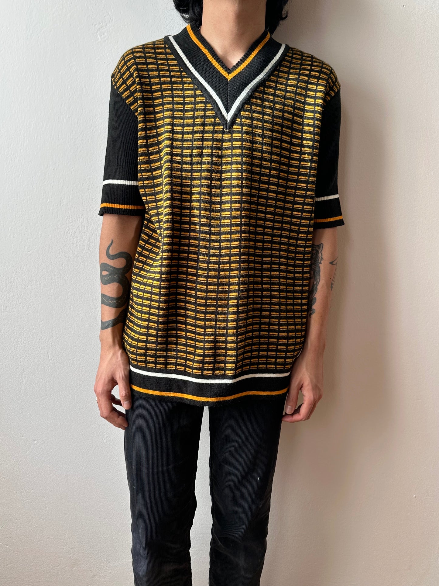 70s-80s East germany wool/acryl top