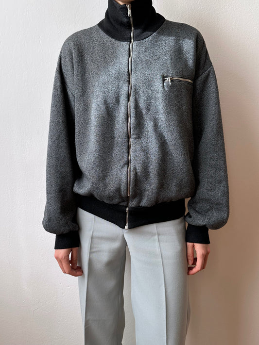 Vintage East germany double face zip up sweat