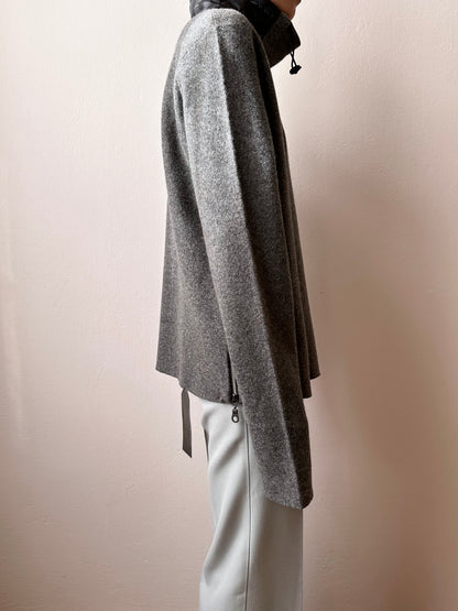 marithe + francois girbaud wool/nylon smock