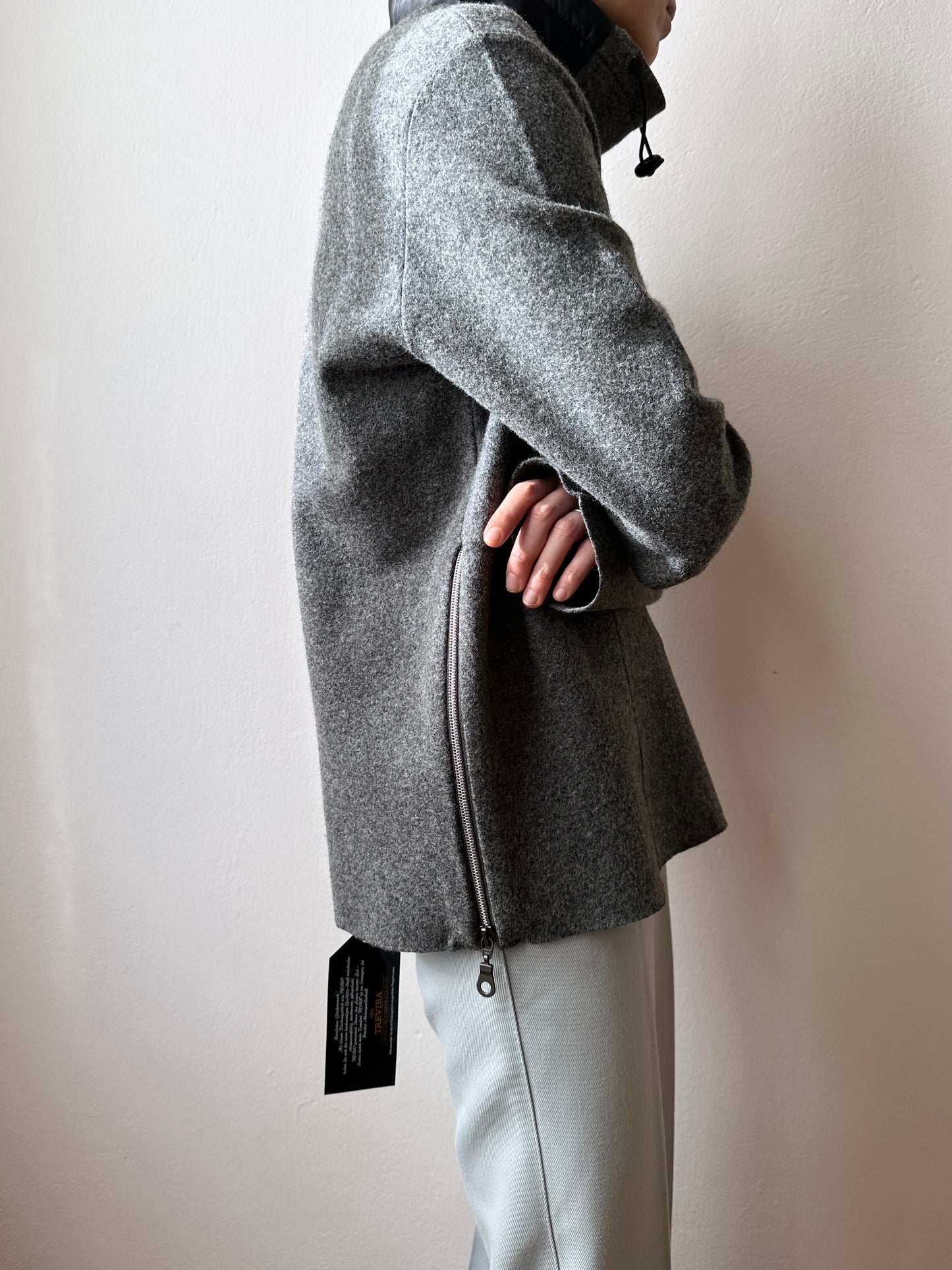 marithe + francois girbaud wool/nylon smock