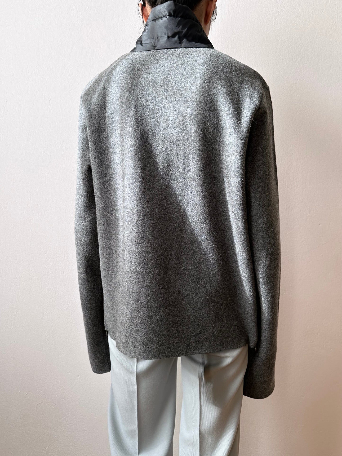 marithe + francois girbaud wool/nylon smock