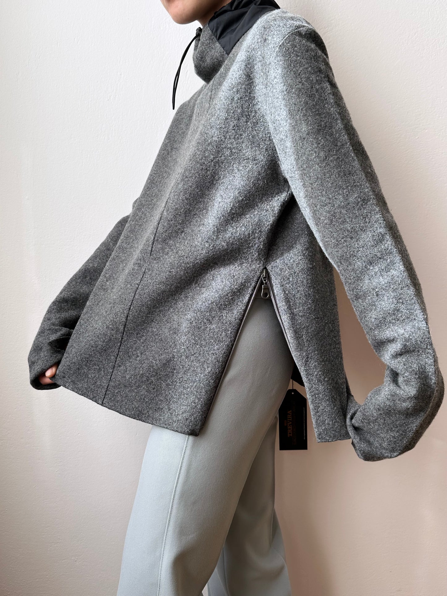 marithe + francois girbaud smock tops vintage wool nylon