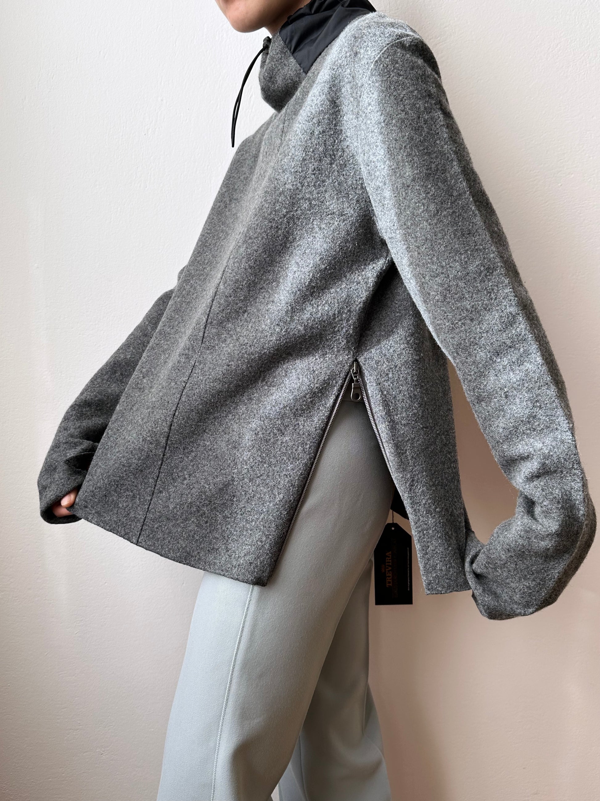 marithe + francois girbaud smock tops vintage wool nylon