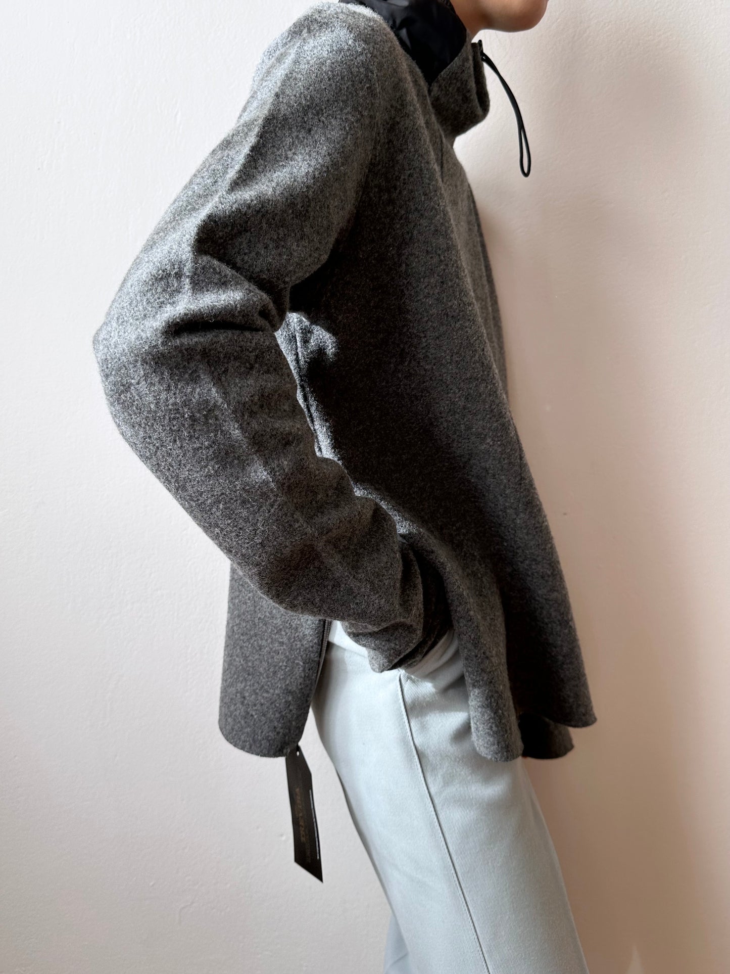 marithe + francois girbaud wool/nylon smock