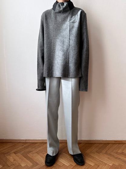 marithe + francois girbaud wool/nylon smock