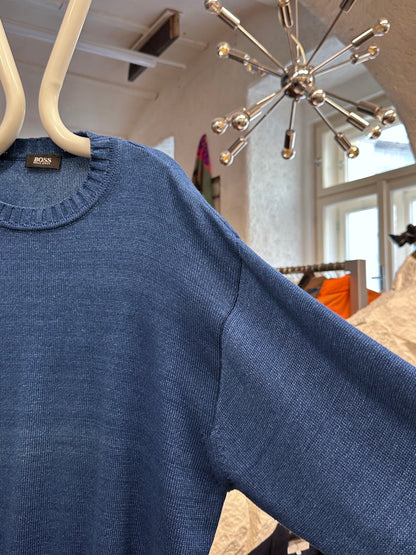 HUGO BOSS COTTON JUMPER MADE IN ITALY