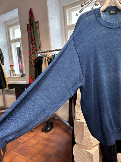 HUGO BOSS COTTON JUMPER MADE IN ITALY