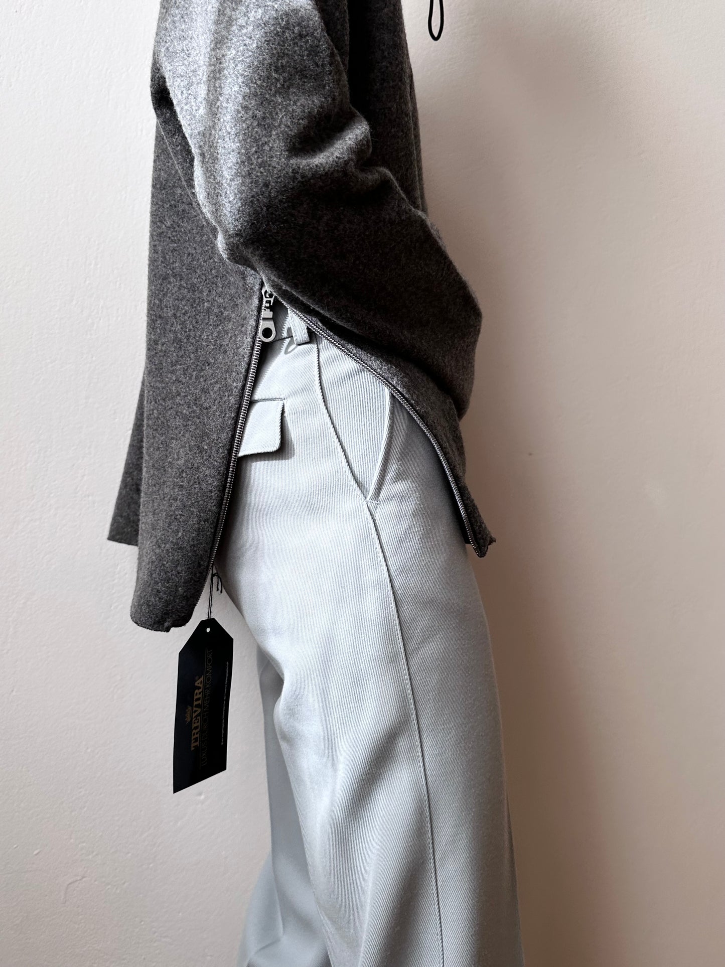 marithe + francois girbaud wool/nylon smock