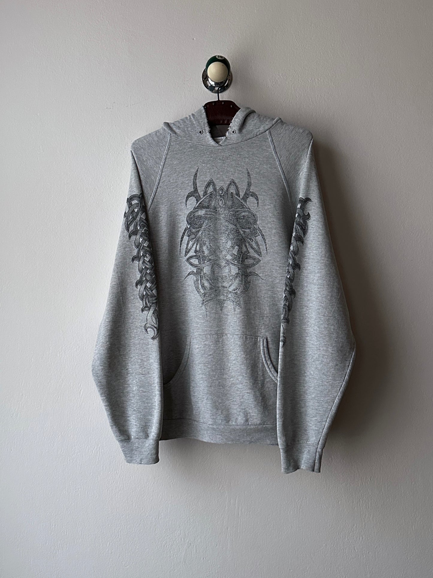 90's Hoodie Grey パーカーフーディー  90年代 Vintage ヴィンテージ Toto Praha Antique shop Vintage clothing store Prague 古着屋 アンティークショップ ユーロ古着 ヨーロッパ古着 古着卸