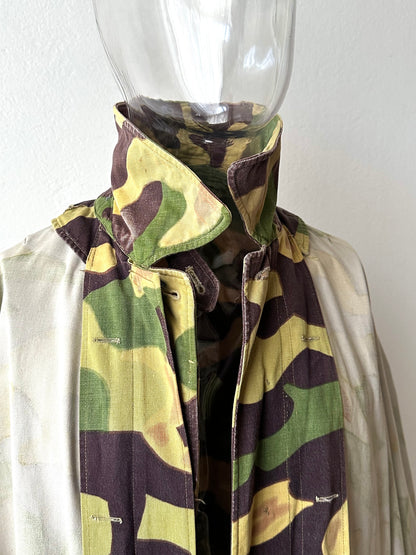 1960s Czechoslovak Army Salamander Camo Parka 60年代 サラマンダー チェコスロバキア 迷彩 Toto Praha Vintage clothing shop Antique shop 古着屋 プラハ Showroom appointment Prague ユーロ古着 ヨーロッパ古着 古着卸 ヴィンテージ