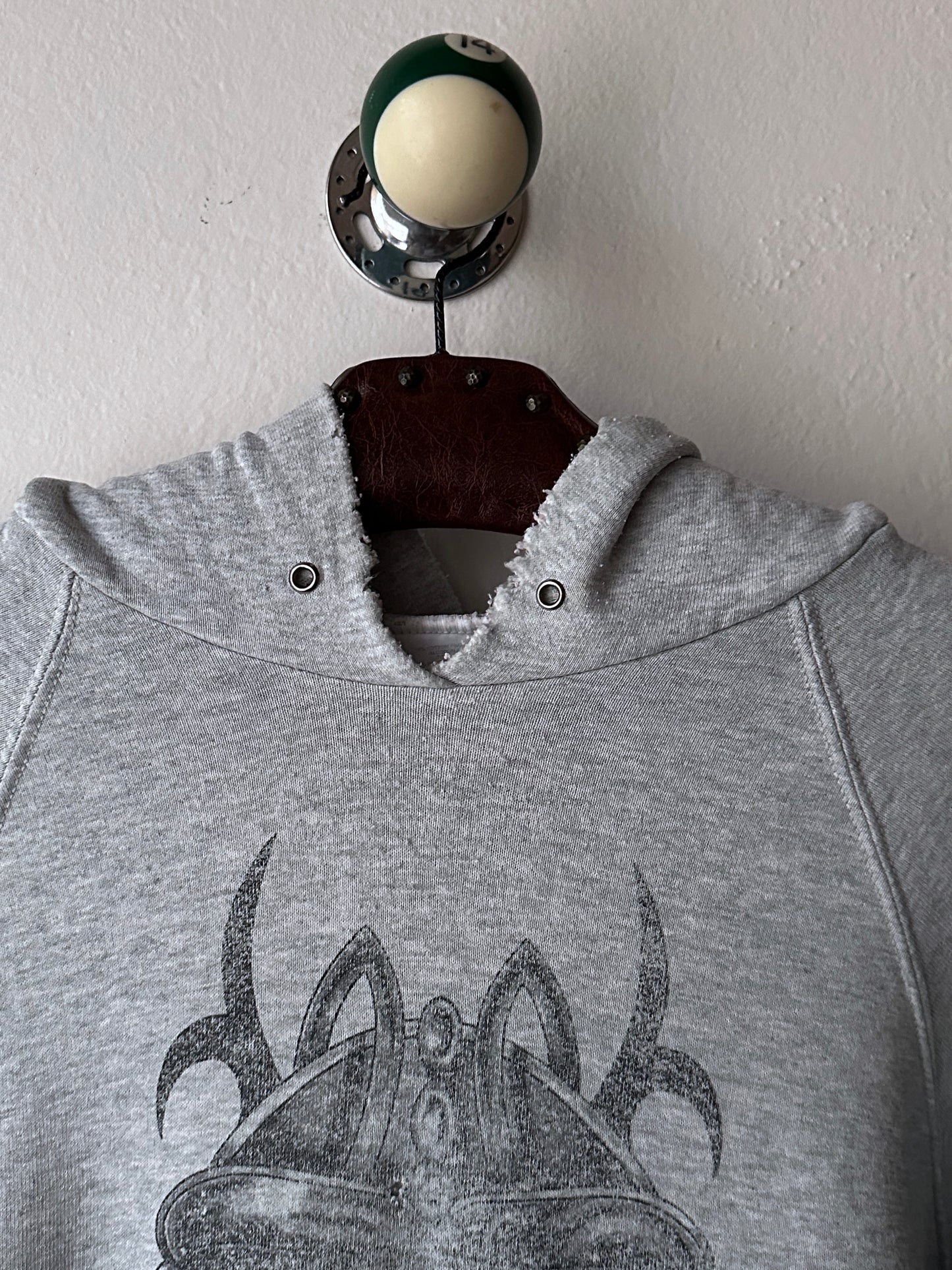 90's Hoodie Grey パーカーフーディー  90年代 Vintage ヴィンテージ Toto Praha Antique shop Vintage clothing store Prague 古着屋 アンティークショップ ユーロ古着 ヨーロッパ古着 古着卸