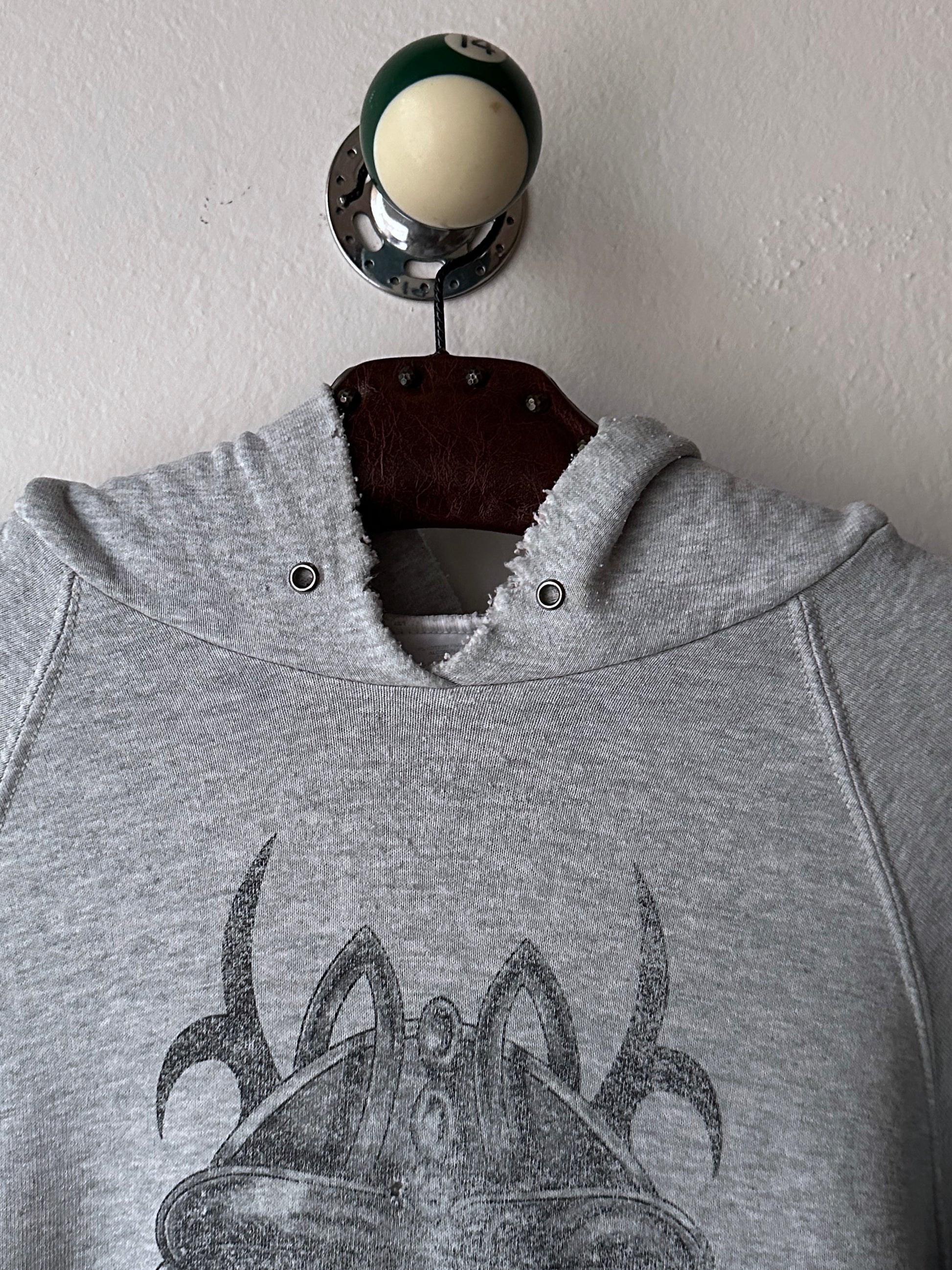 90's Hoodie Grey パーカーフーディー  90年代 Vintage ヴィンテージ Toto Praha Antique shop Vintage clothing store Prague 古着屋 アンティークショップ ユーロ古着 ヨーロッパ古着 古着卸