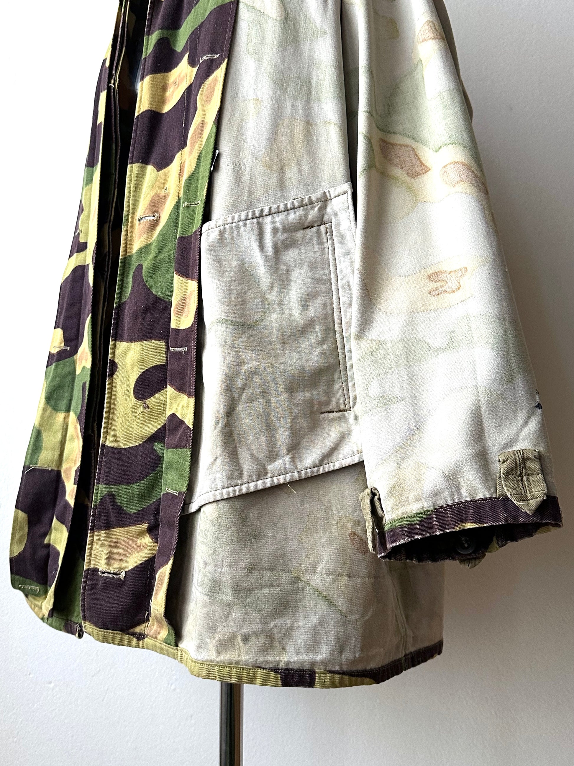 1960s Czechoslovak Army Salamander Camo Parka 60年代 サラマンダー チェコスロバキア 迷彩 Toto Praha Vintage clothing shop Antique shop 古着屋 プラハ Showroom appointment Prague ユーロ古着 ヨーロッパ古着 古着卸 ヴィンテージ