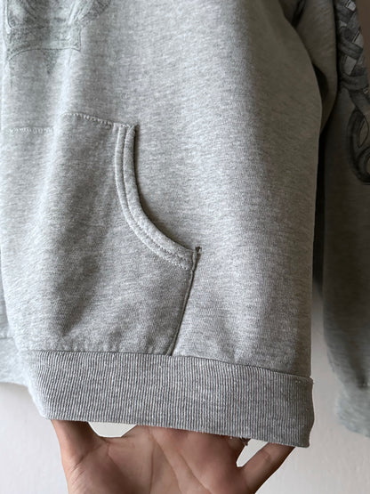 90's Hoodie Grey パーカーフーディー  90年代 Vintage ヴィンテージ Toto Praha Antique shop Vintage clothing store Prague 古着屋 アンティークショップ ユーロ古着 ヨーロッパ古着 古着卸