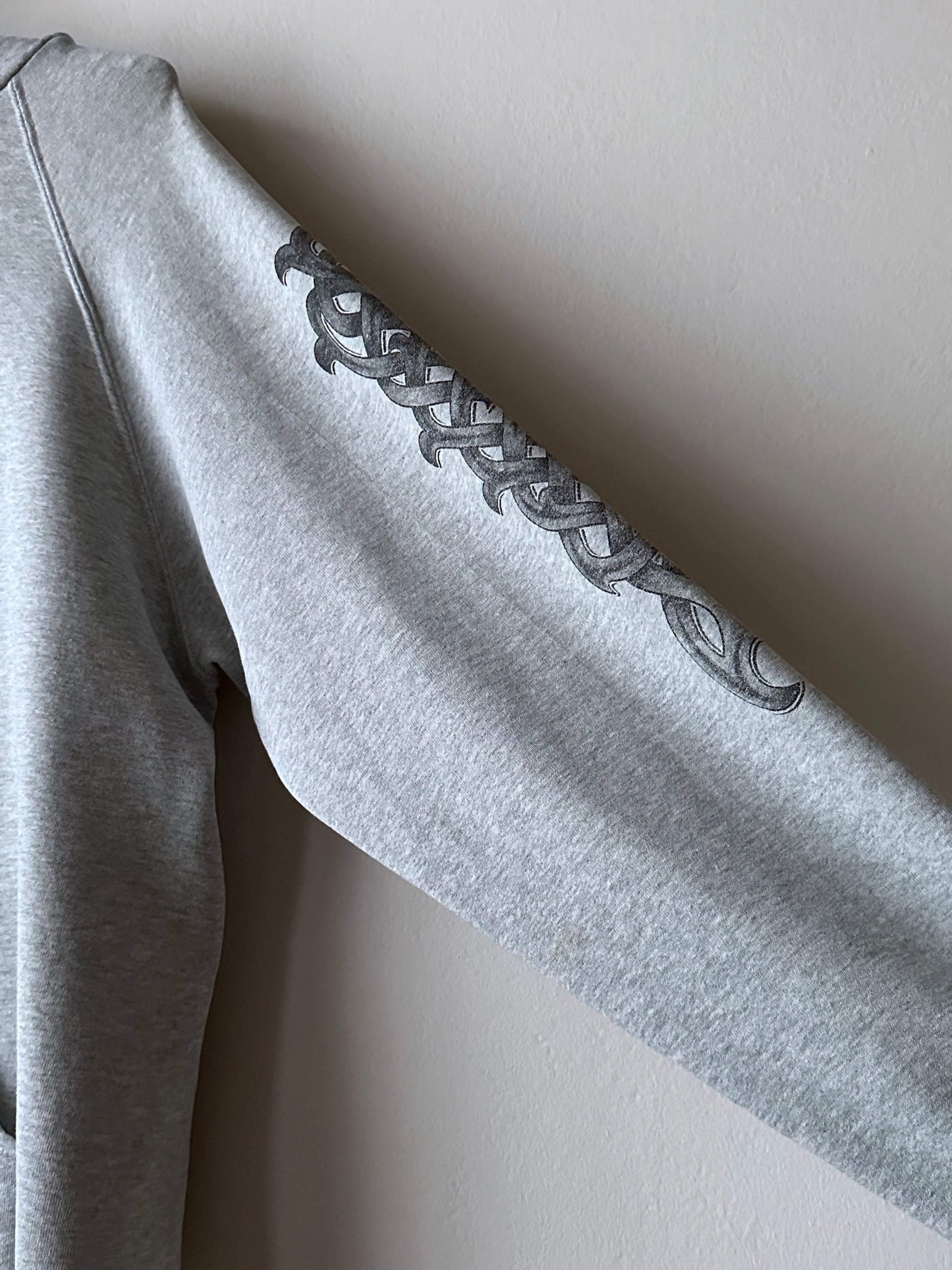 90's Hoodie Grey パーカーフーディー  90年代 Vintage ヴィンテージ Toto Praha Antique shop Vintage clothing store Prague 古着屋 アンティークショップ ユーロ古着 ヨーロッパ古着 古着卸