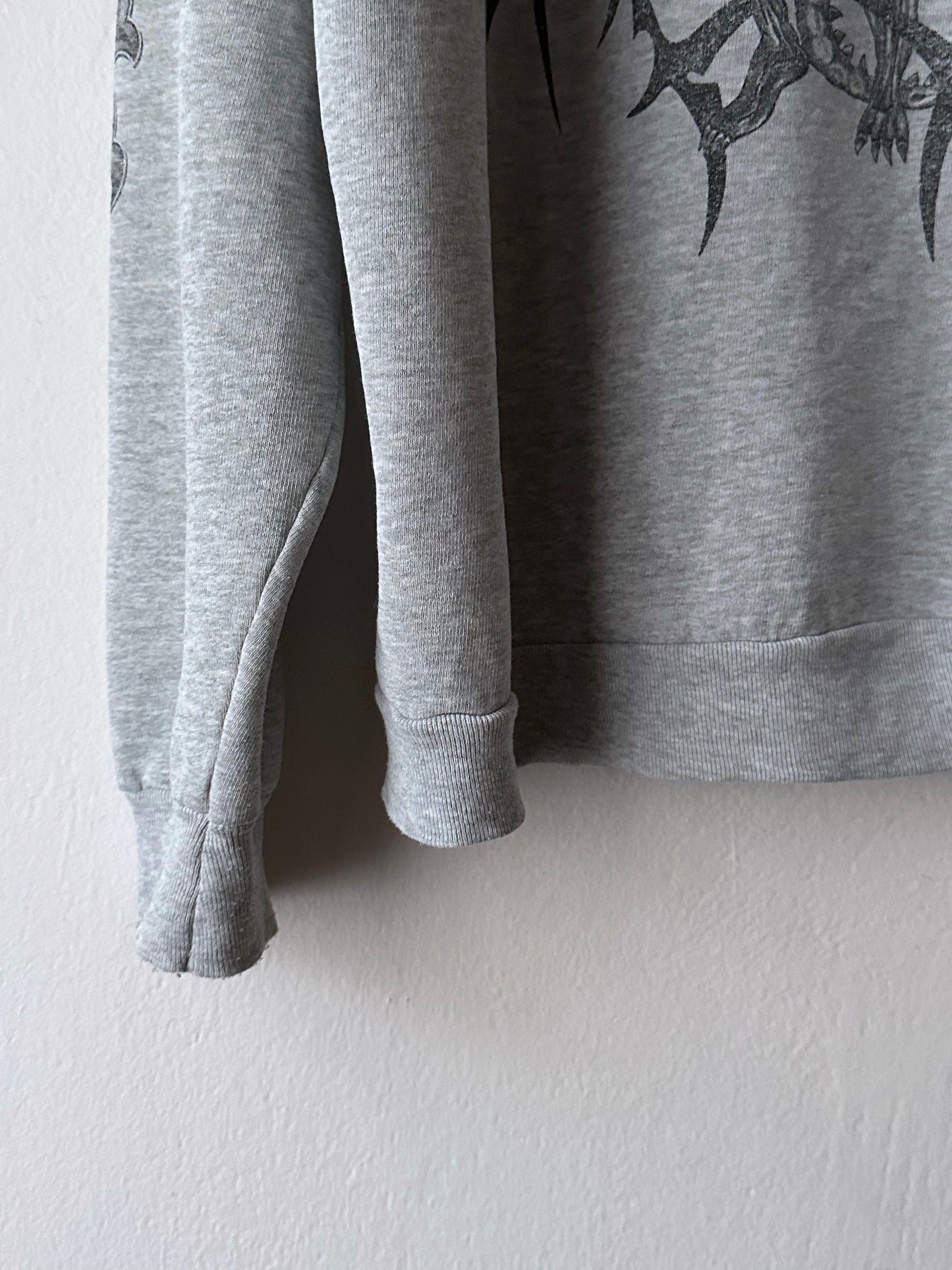 90s Grey hoodie - L-XL