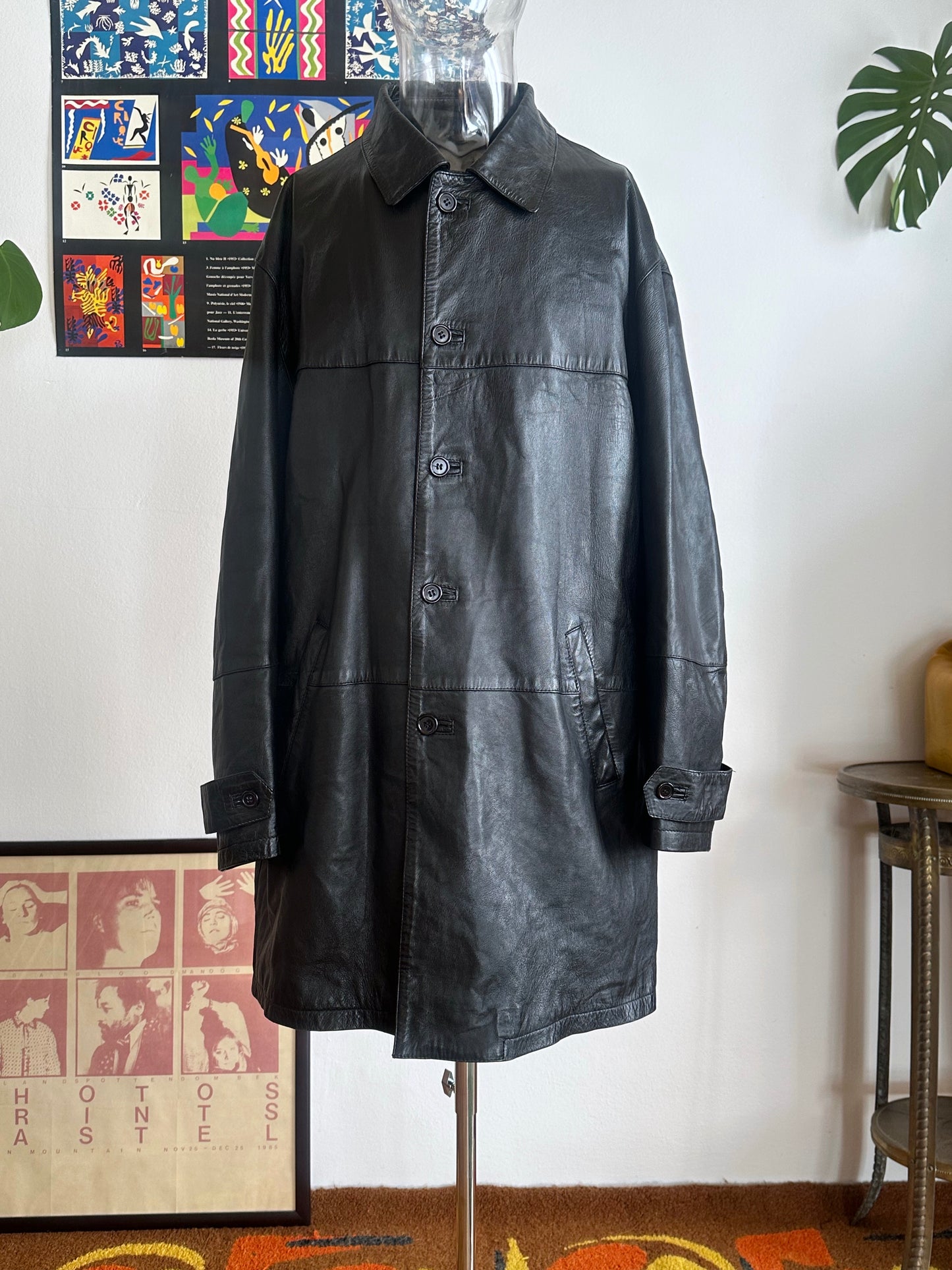 1990s Leather Coat