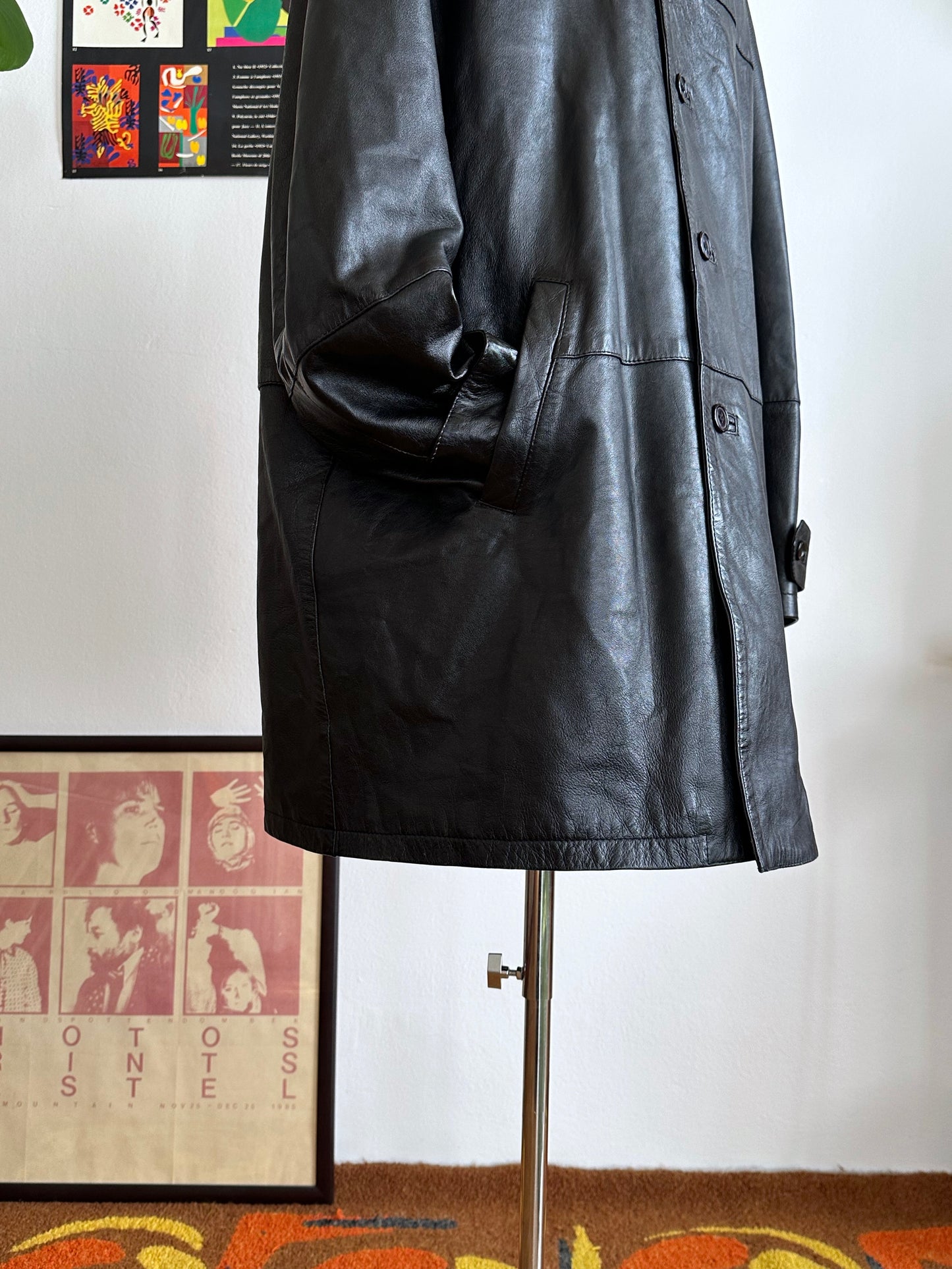 1990s Leather Coat