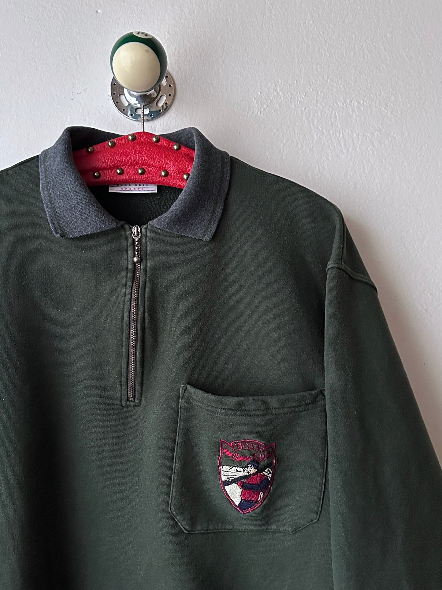 90's Hugo Boss ボス Sweatshirt スウェット 90年代 Vintage ヴィンテージ Toto Praha Antique shop Vintage clothing store Prague 古着屋 アンティークショップ ユーロ古着 ヨーロッパ古着 古着卸