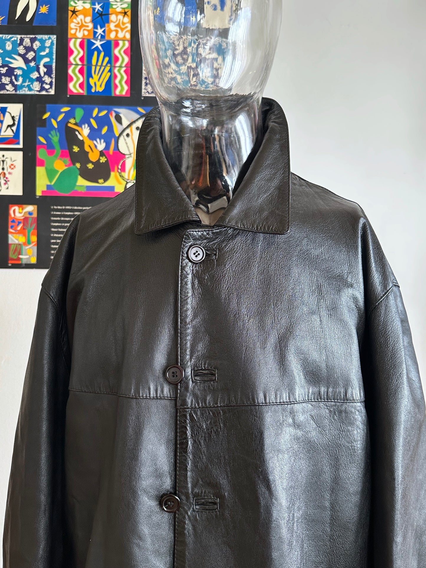 1990s Leather Coat