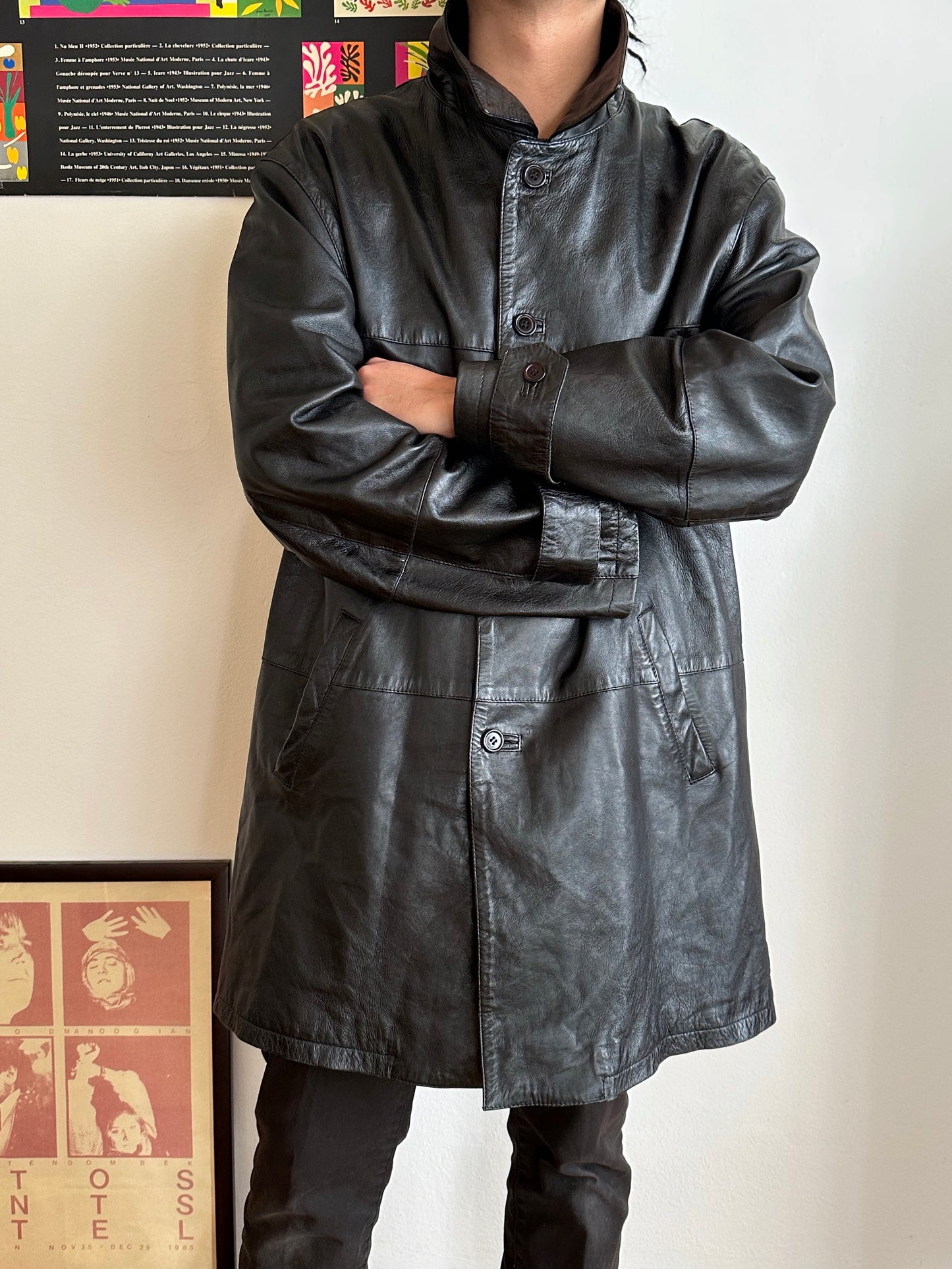 1990s Leather Coat