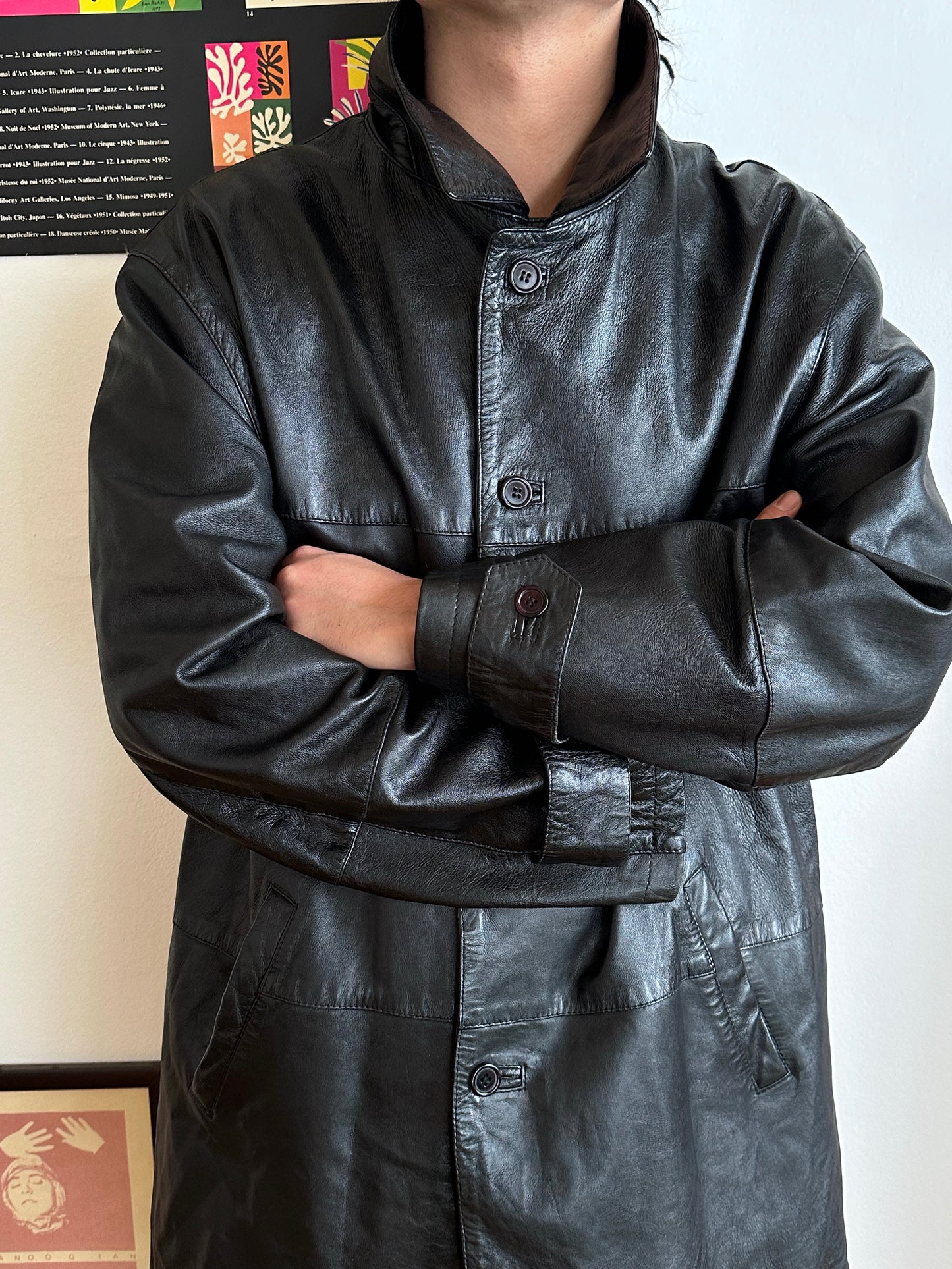 1990s Leather Coat