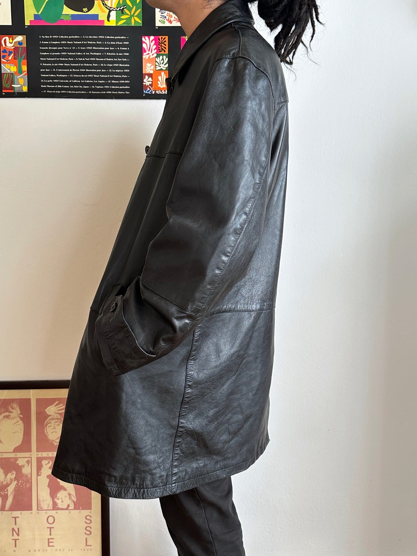 1990s Leather Coat