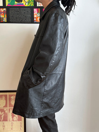 1990s Leather Coat
