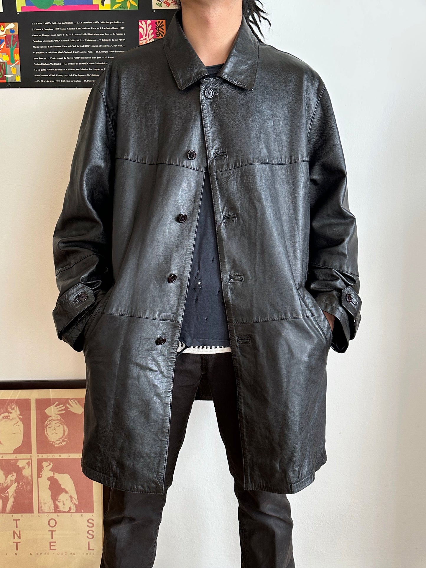1990s Leather Coat