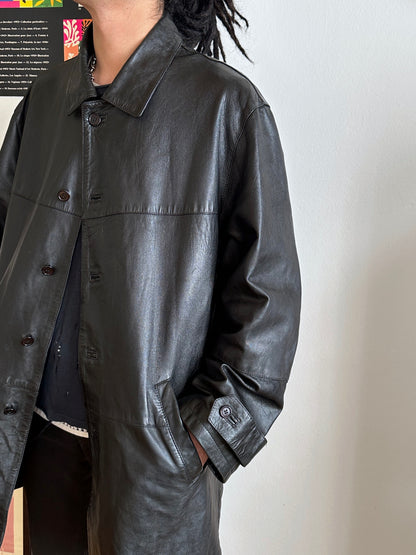 1990s Leather Coat