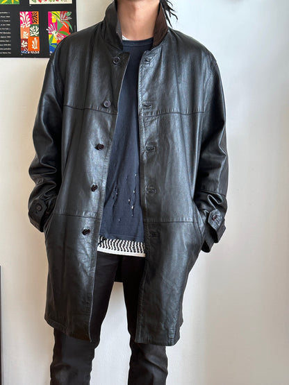 1990s Leather Coat