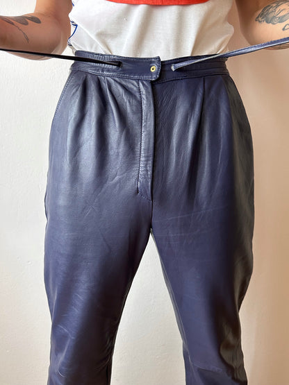 80's Leather pants レザーパンツ Vintage プラハ  古着屋 Praha Prague Vintage store レザパン ユーロ古着 ヨーロッパ古着