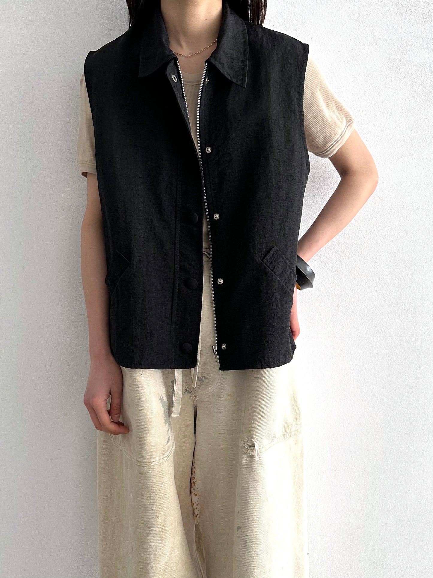 Italy nylon vest