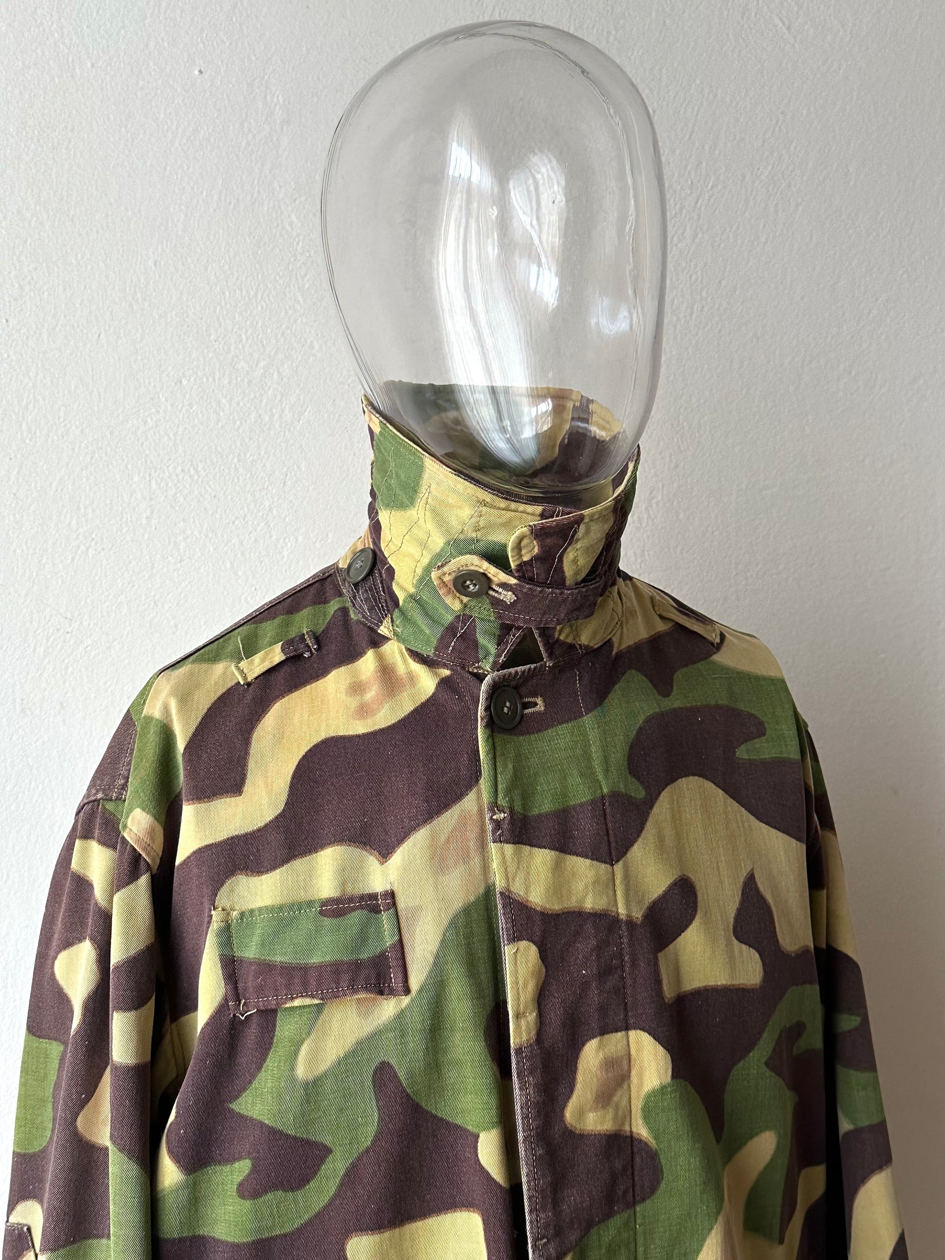 1960s Czechoslovak Army Salamander Camo Parka 60年代 サラマンダー チェコスロバキア 迷彩 Toto Praha Vintage clothing shop Antique shop 古着屋 プラハ Showroom appointment Prague ユーロ古着 ヨーロッパ古着 古着卸 ヴィンテージ