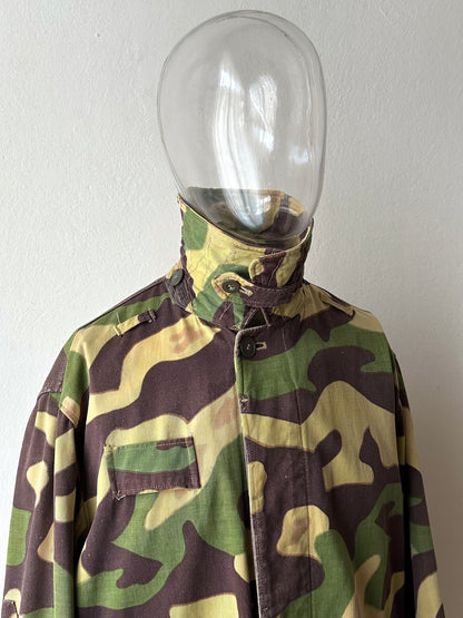 1960s Czechoslovak Army Salamander Camo Parka 60年代 サラマンダー チェコスロバキア 迷彩 Toto Praha Vintage clothing shop Antique shop 古着屋 プラハ Showroom appointment Prague ユーロ古着 ヨーロッパ古着 古着卸 ヴィンテージ