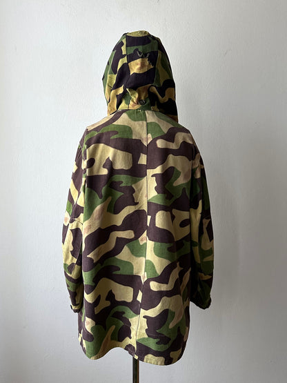 1960s Czechoslovak Army Salamander Camo Parka 60年代 サラマンダー チェコスロバキア 迷彩 Toto Praha Vintage clothing shop Antique shop 古着屋 プラハ Showroom appointment Prague ユーロ古着 ヨーロッパ古着 古着卸 ヴィンテージ
