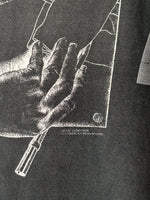 1989 M.C.Escher drawing hands 80's 90's エッシャー Tシャツ vintage プラハ  古着屋 Praha Prague Vintage store 90年代 80年代