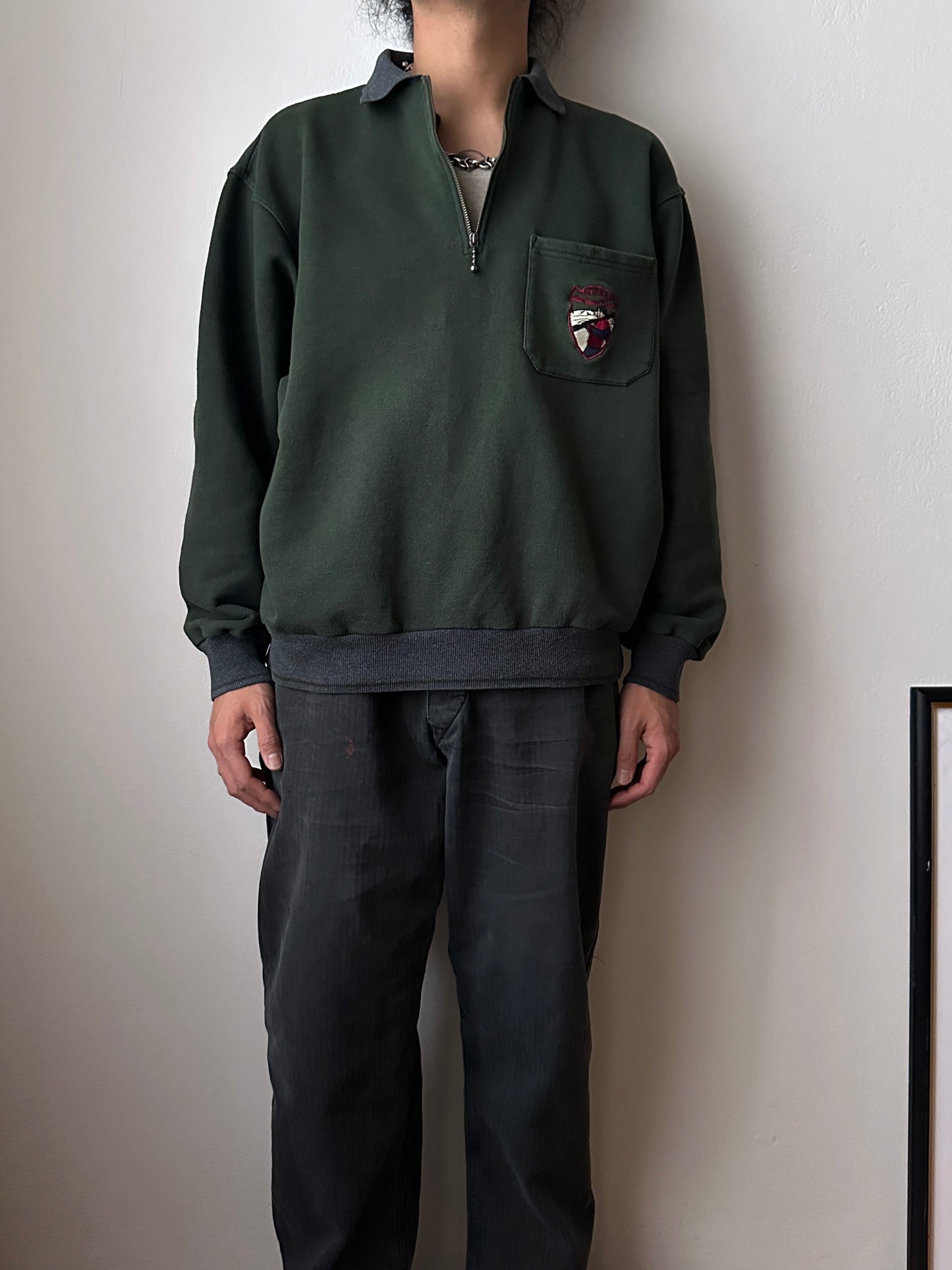 90's Hugo Boss ボス Sweatshirt スウェット 90年代 Vintage ヴィンテージ Toto Praha Antique shop Vintage clothing store Prague 古着屋 アンティークショップ ユーロ古着 ヨーロッパ古着 古着卸