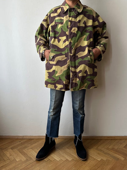 1960s Czechoslovak Army Salamander Camo Parka 60年代 サラマンダー チェコスロバキア 迷彩 Toto Praha Vintage clothing shop Antique shop 古着屋 プラハ Showroom appointment Prague ユーロ古着 ヨーロッパ古着 古着卸 ヴィンテージ