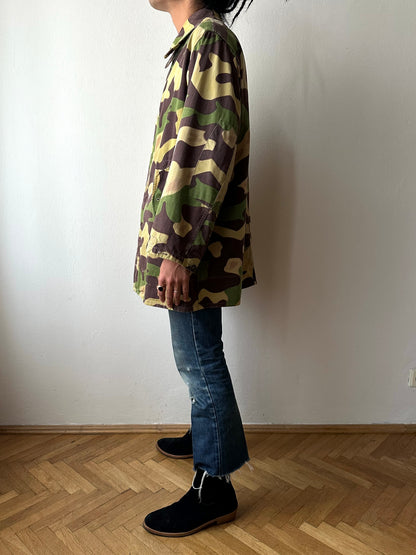 1960s Czechoslovak Army Salamander Camo Parka 60年代 サラマンダー チェコスロバキア 迷彩 Toto Praha Vintage clothing shop Antique shop 古着屋 プラハ Showroom appointment Prague ユーロ古着 ヨーロッパ古着 古着卸 ヴィンテージ
