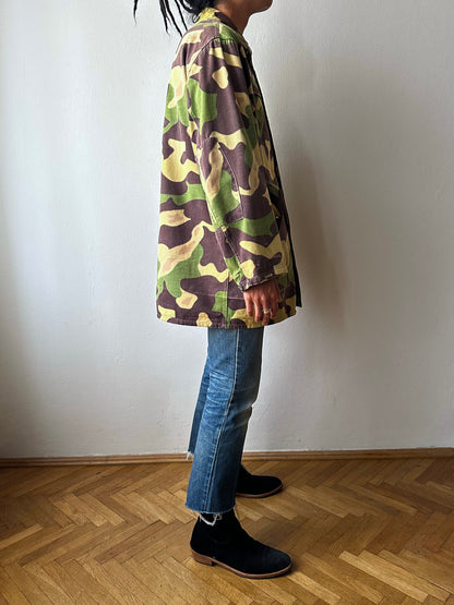 1960s Czechoslovak Army Salamander Camo Parka 60年代 サラマンダー チェコスロバキア 迷彩 Toto Praha Vintage clothing shop Antique shop 古着屋 プラハ Showroom appointment Prague ユーロ古着 ヨーロッパ古着 古着卸 ヴィンテージ
